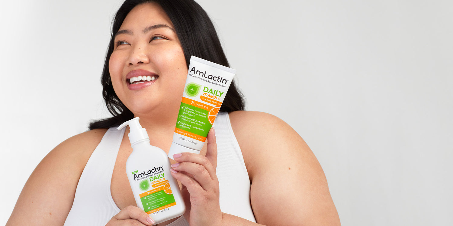 Amlactin products with Vitamin C