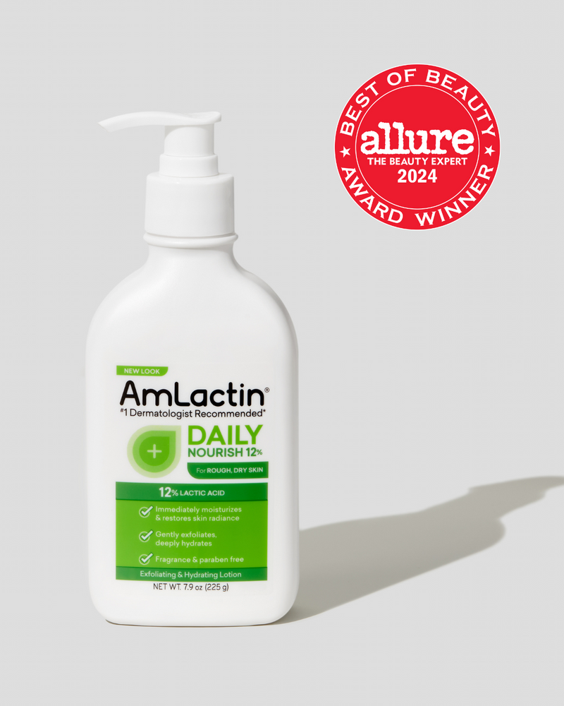 AmLactin Daily Nourish Lotion with 12% Lactic Acid - Best of Beauty Award Winner 2024 from Allure