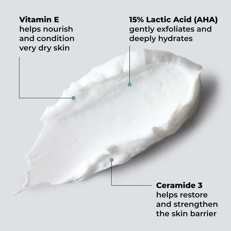 Intensive Healing Cream with 15% Lactic Acid AHA