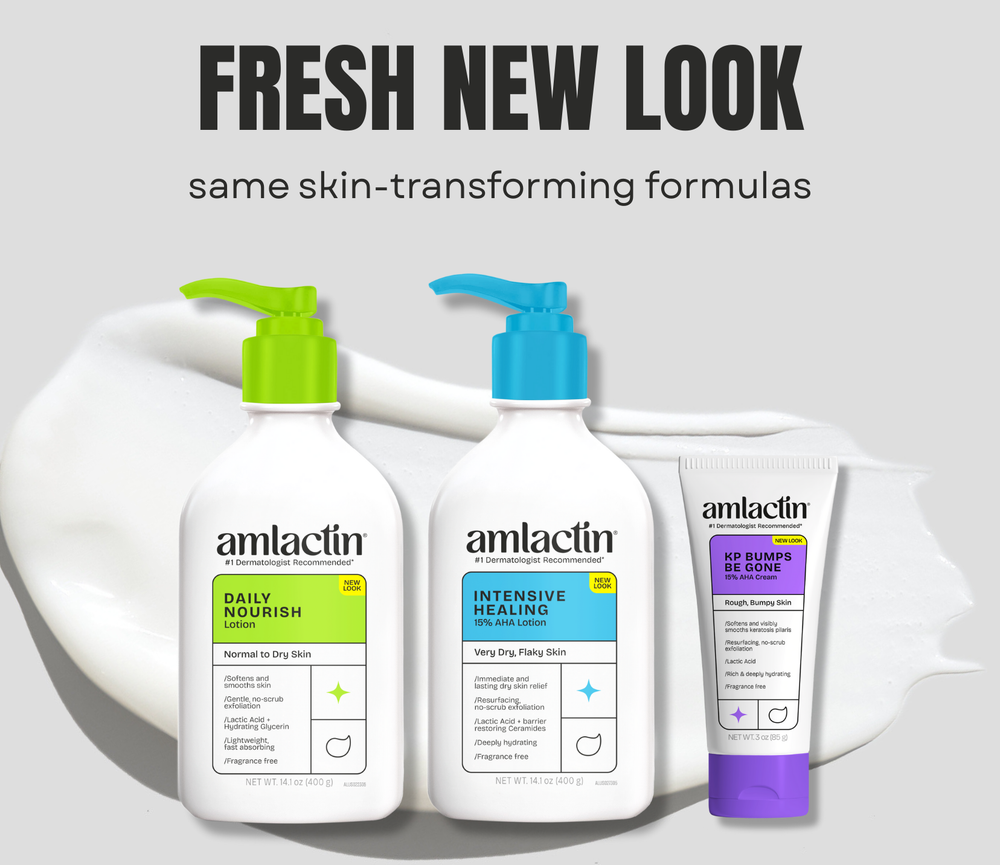 Fresh new look, same skin-transforming formulas.